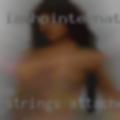 Strings attached black pussy